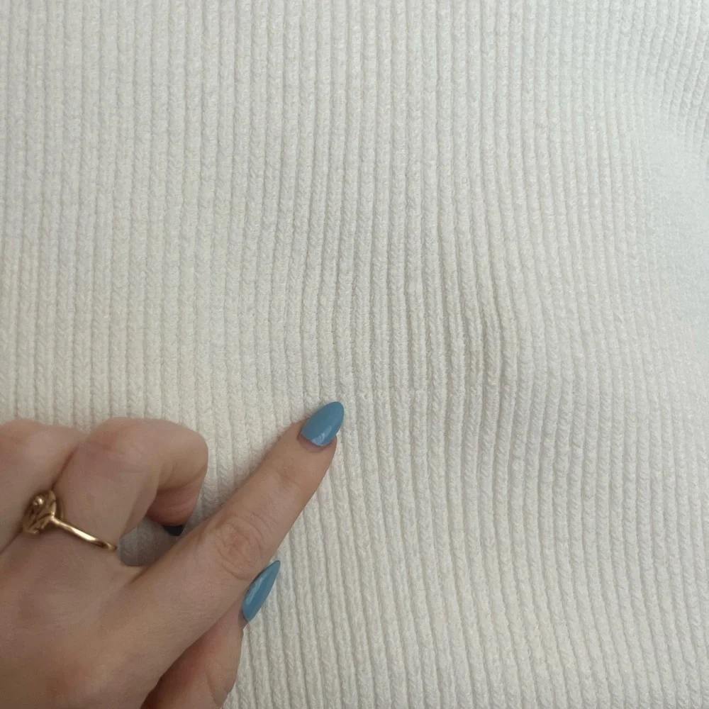 Petal & Pup Aquerelle White Stretch Knit Sweater 12 - Picture 15 of 16